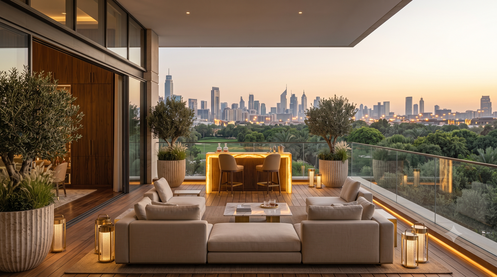 Luxury balcony