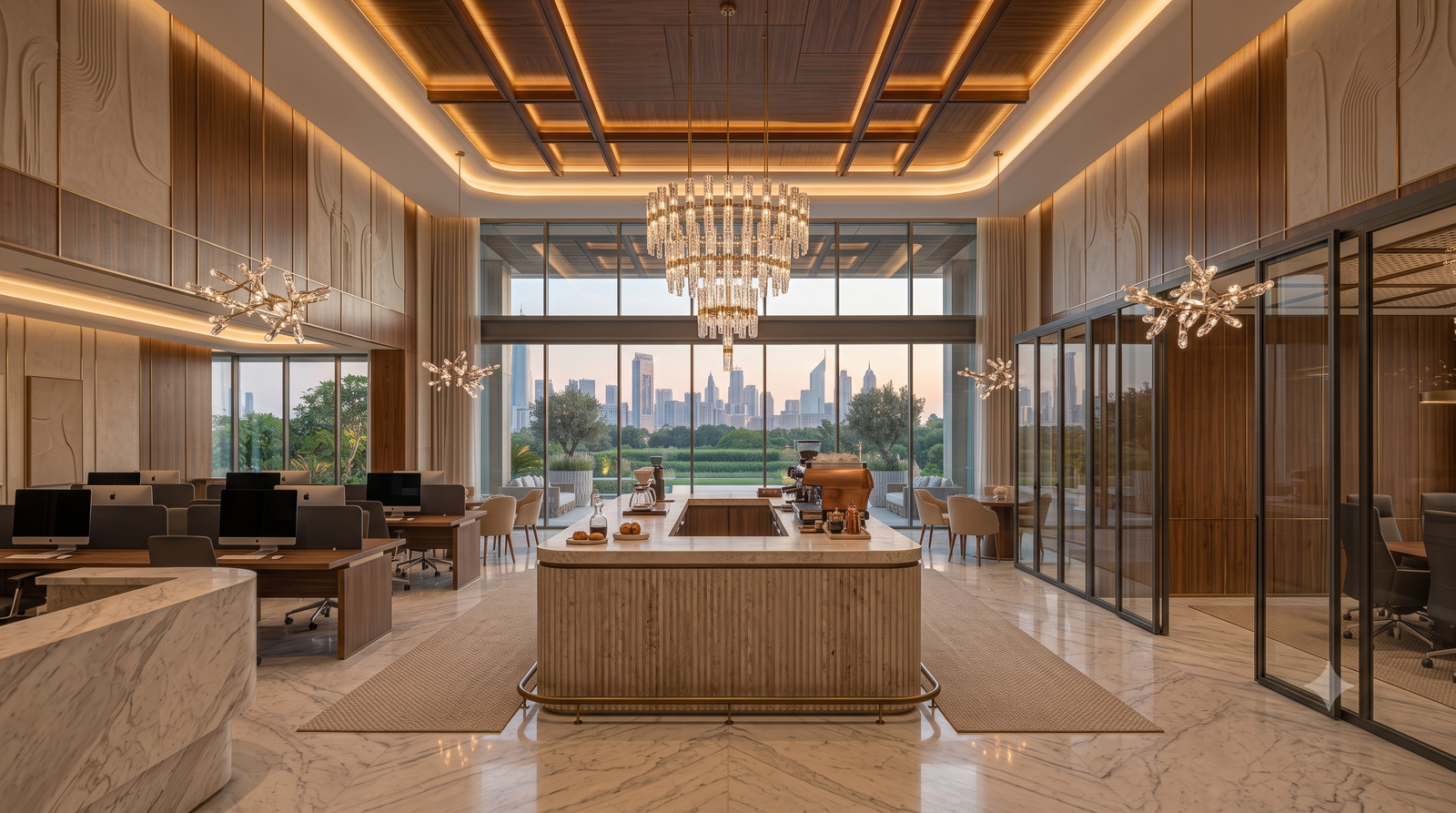 Corporate office interior