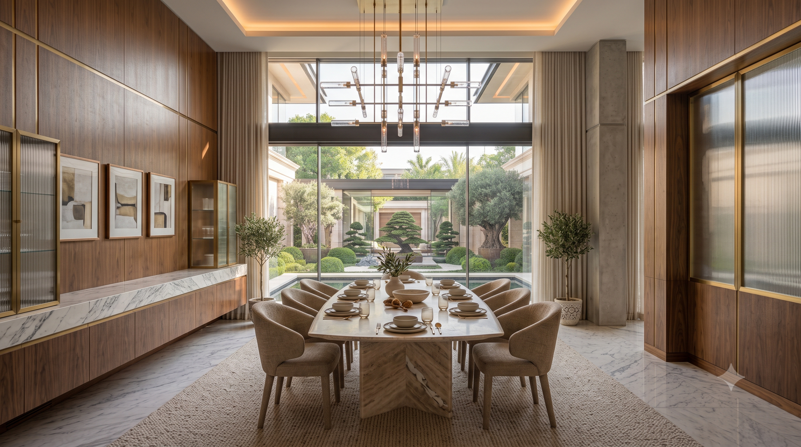 Luxury dining room