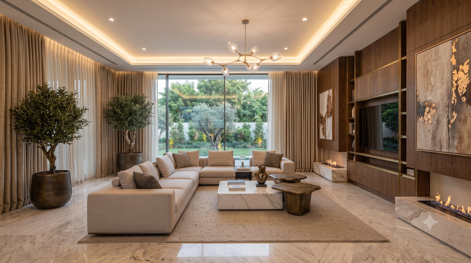 Luxury contemporary interior